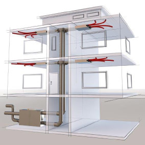 Vallox-Systemhaus Einbau Lüftung